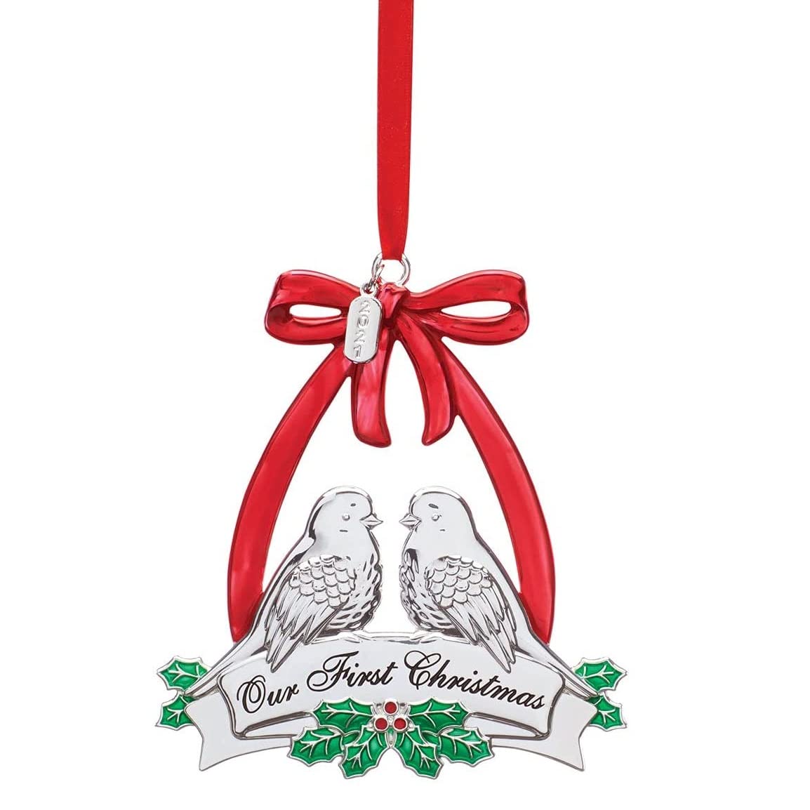 Lenox 892220 2021 Our 1St Christmas Together Dove Ornament
