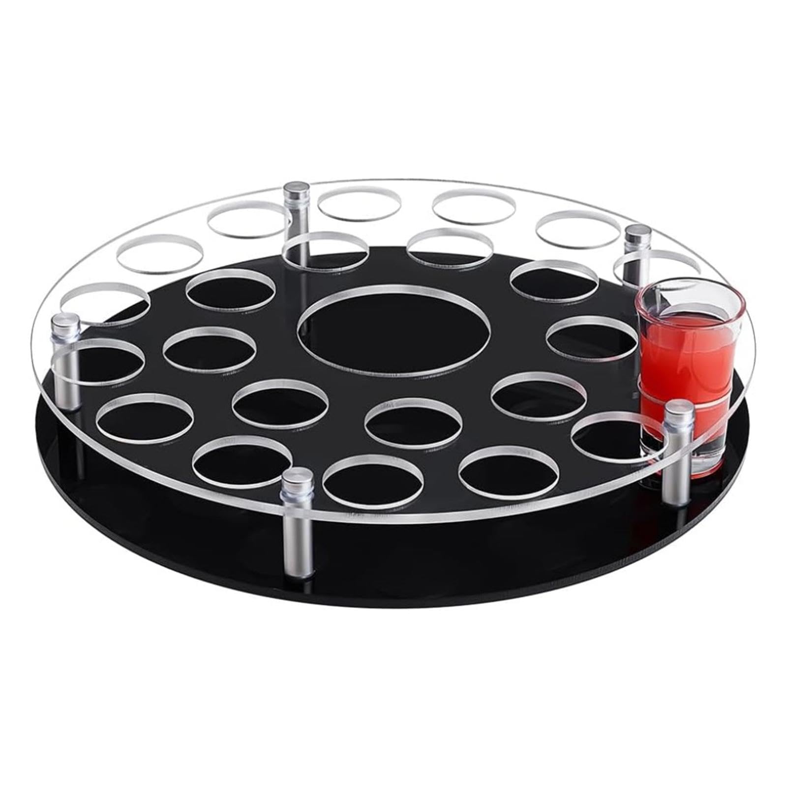 Soporte para Vasos, Expositor de Cerveza Y Tazas, Accesorios de Bar, Bandeja para Servir Vasos para Fiestas.