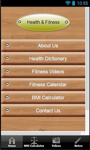 Health & Fitness – vue 2
