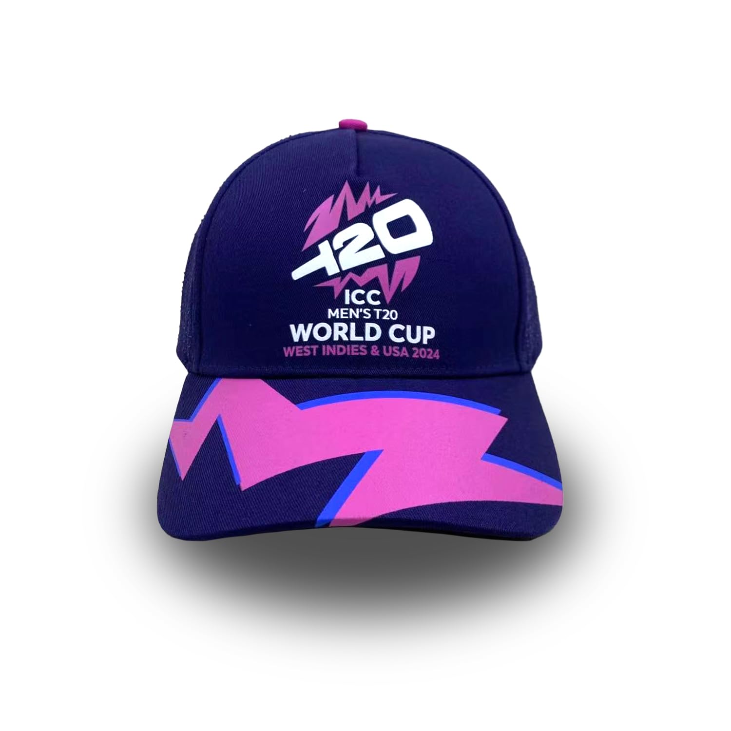 ICC T20 World Cup Navy Bolt Cap West Indies USA 2024 Edition, Blue