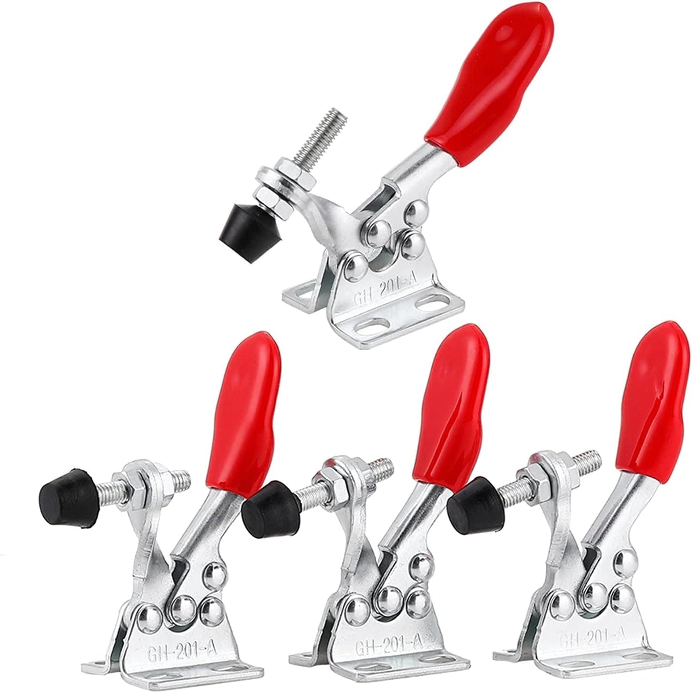 Banco da Lavoro Leggero for Utensili manuali Set di 2/4 Pezzi Orizzontali a sgancio rapido GH-201A Mano carpenteria(4pcs)