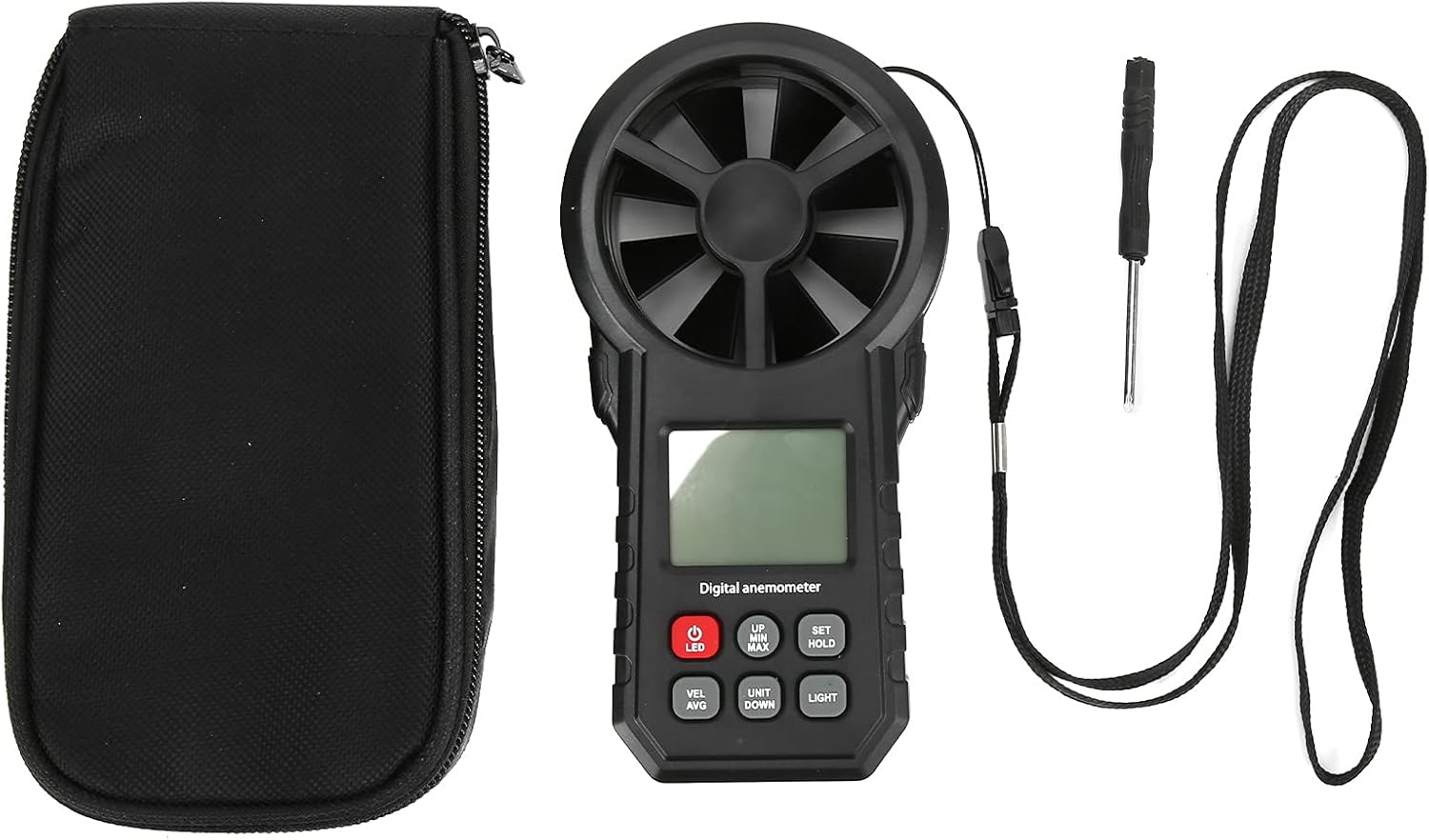 Buy Anemometer ABS Portable Digital Wind Speed Meter Wind Speed
