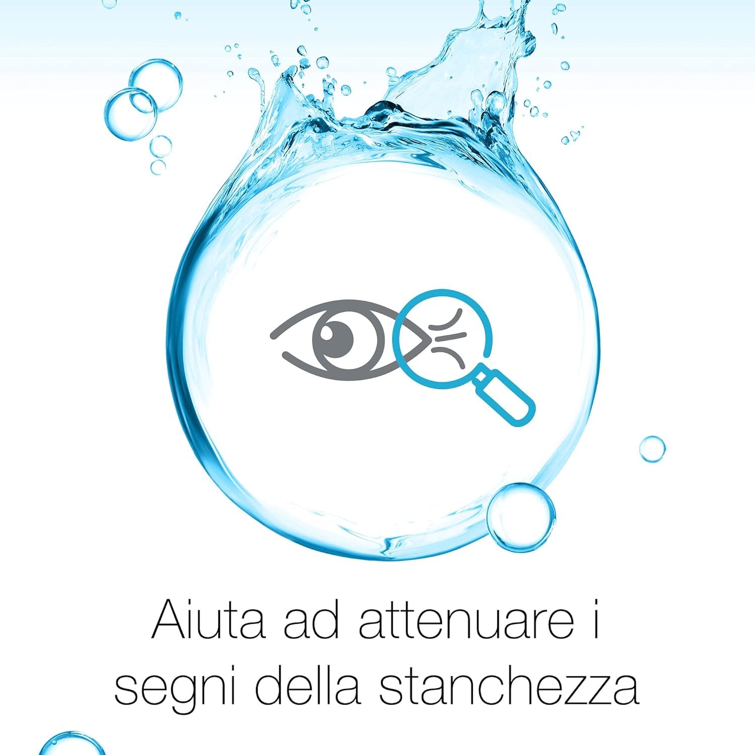 Neutrogena Hydro Boost Contorno Occhi Anti-Fatica, Contorno occhi idratante con Acido Ialuronico e Vitamina E, Aiuta ad attenuare i segni della stanchezza e le occhiaie, 15 ml