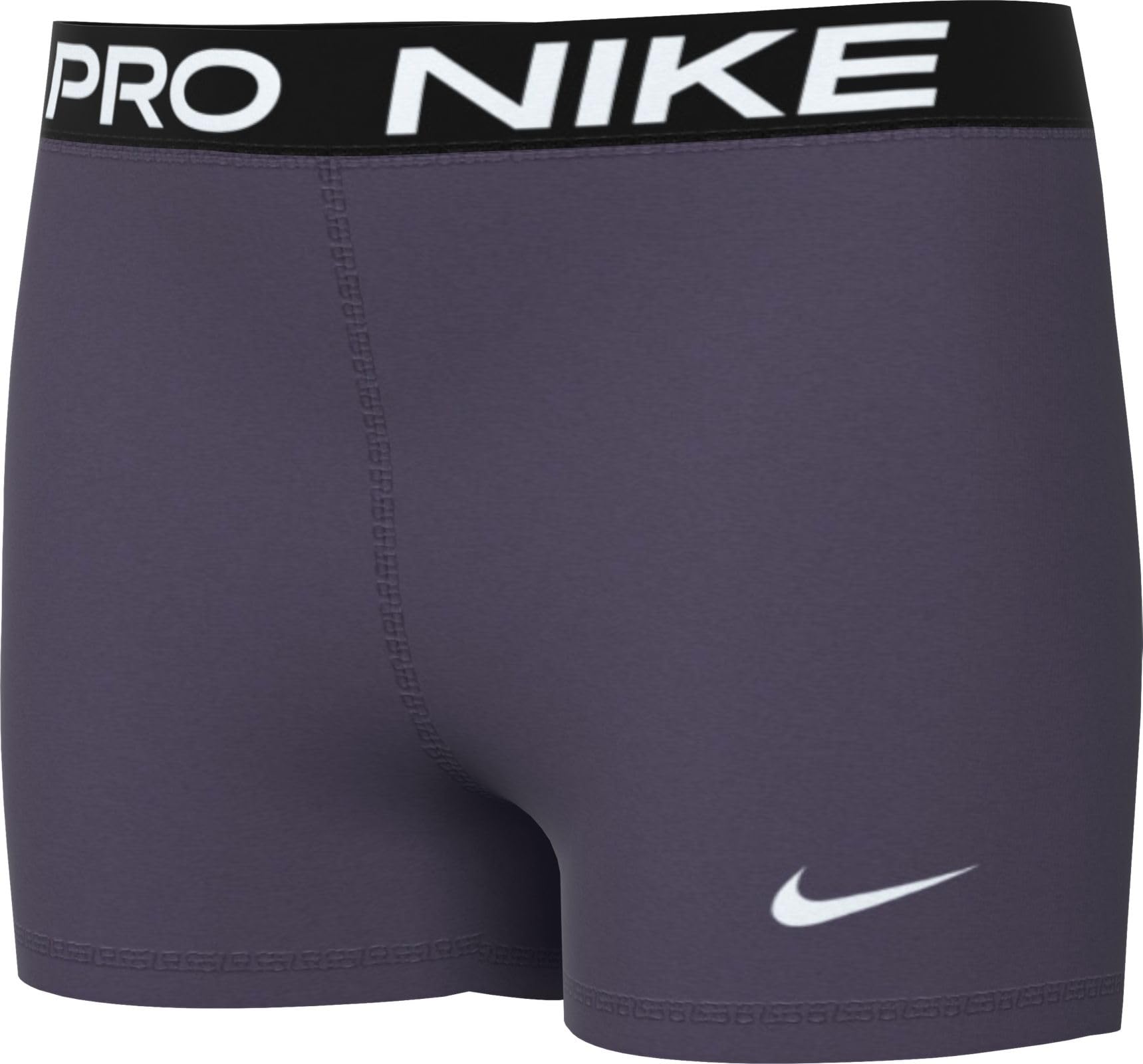 Nike Pro Shorts Für Mädchen, Dark Raisin/White, DA1033-573, S