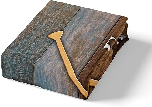 Miniatura 4 de Funda de edredón con diseño de paleta de lago, tamaño King, funda de edredón con 2 fundas de almohada, juego de ropa de cama rústica vintage de