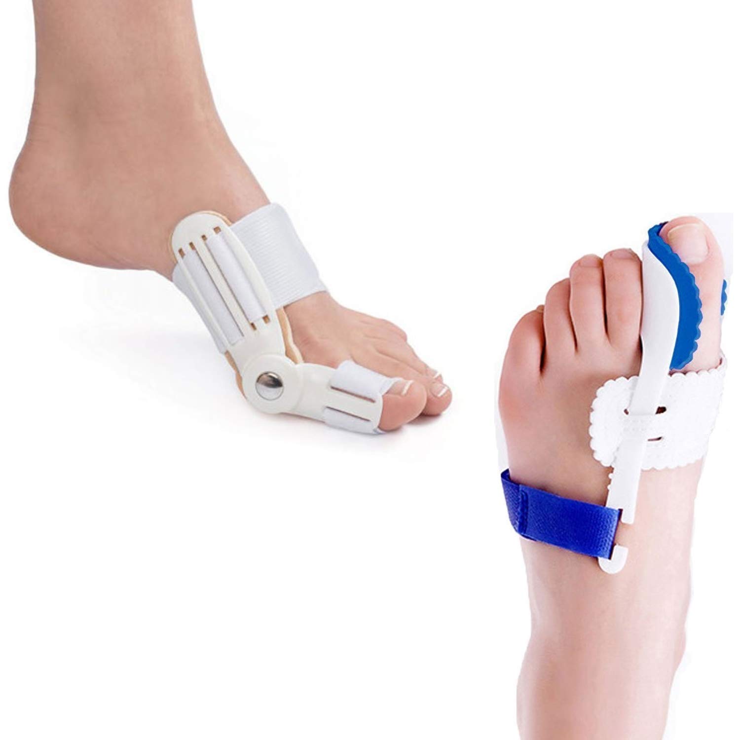 Pedimend, tutore per alluce valgo (giorno e notte), correttore per alluce valgo, raddrizzatore per alluce valgo, previene la progressione dell’alluce valgo, unisex
