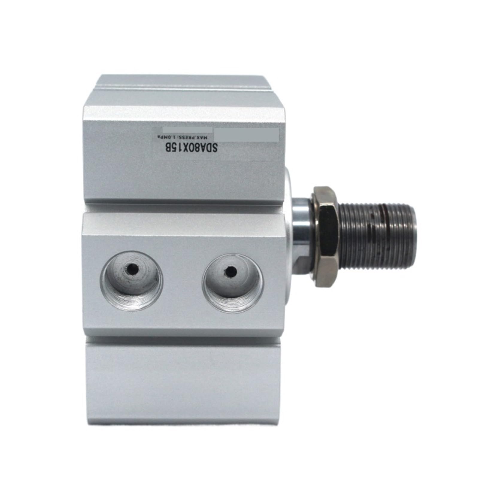 Vérin pneumatique compact SDA80 à double effet avec tige filetée X25B