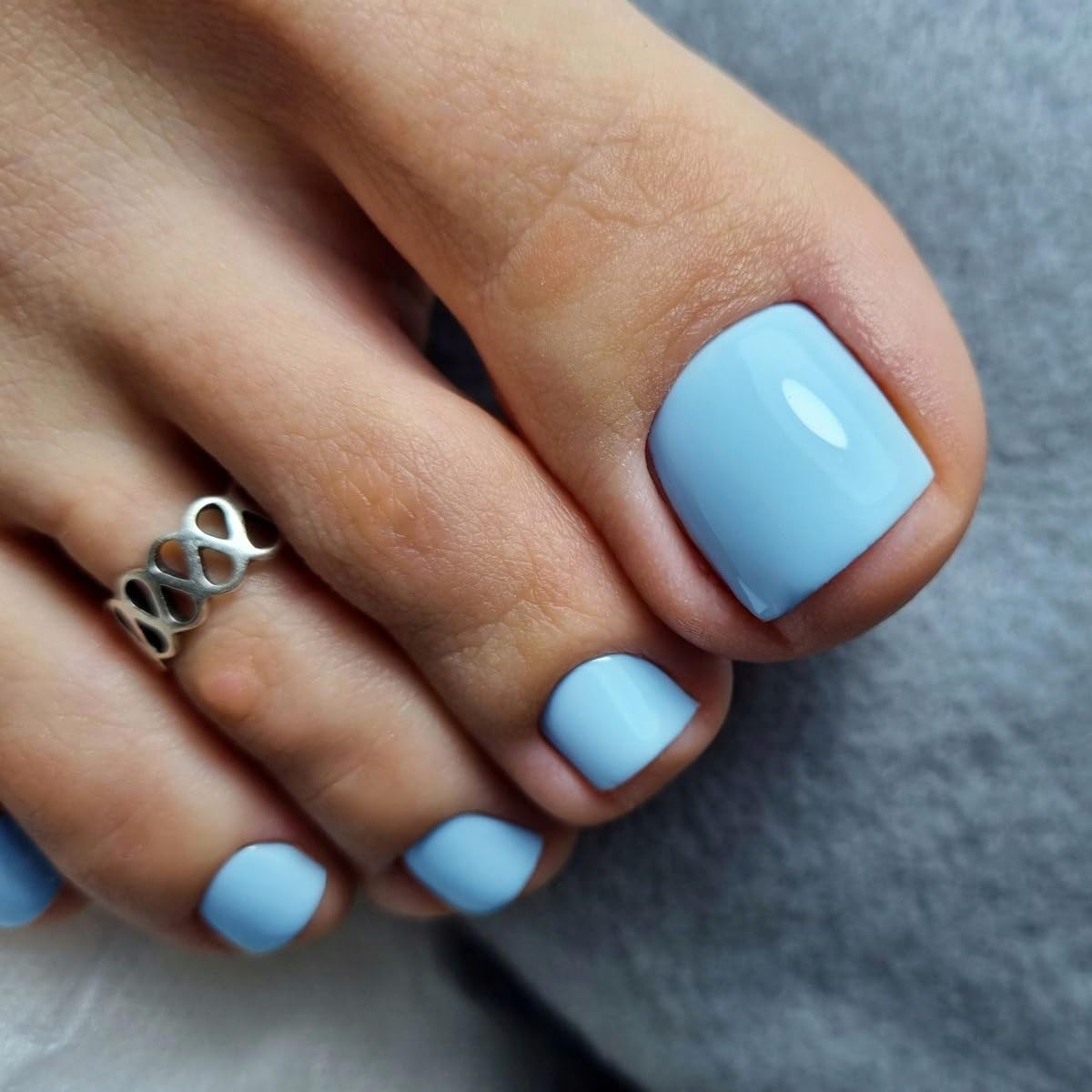 toe nail color for blue dress Short Spaghetti Strap Homecoming Dress