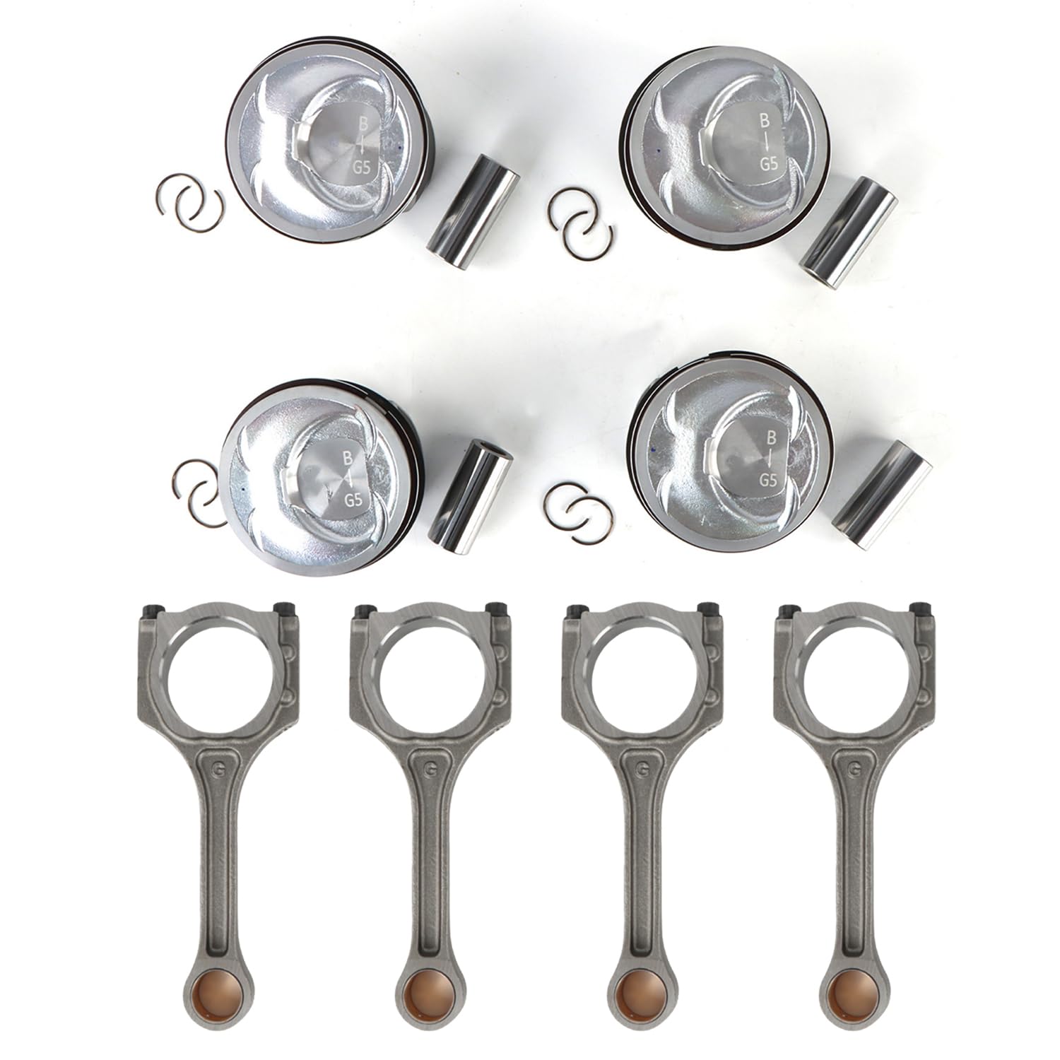 Engine Piston Pin Snap Ring Kit For 2010-2019 Hyundai