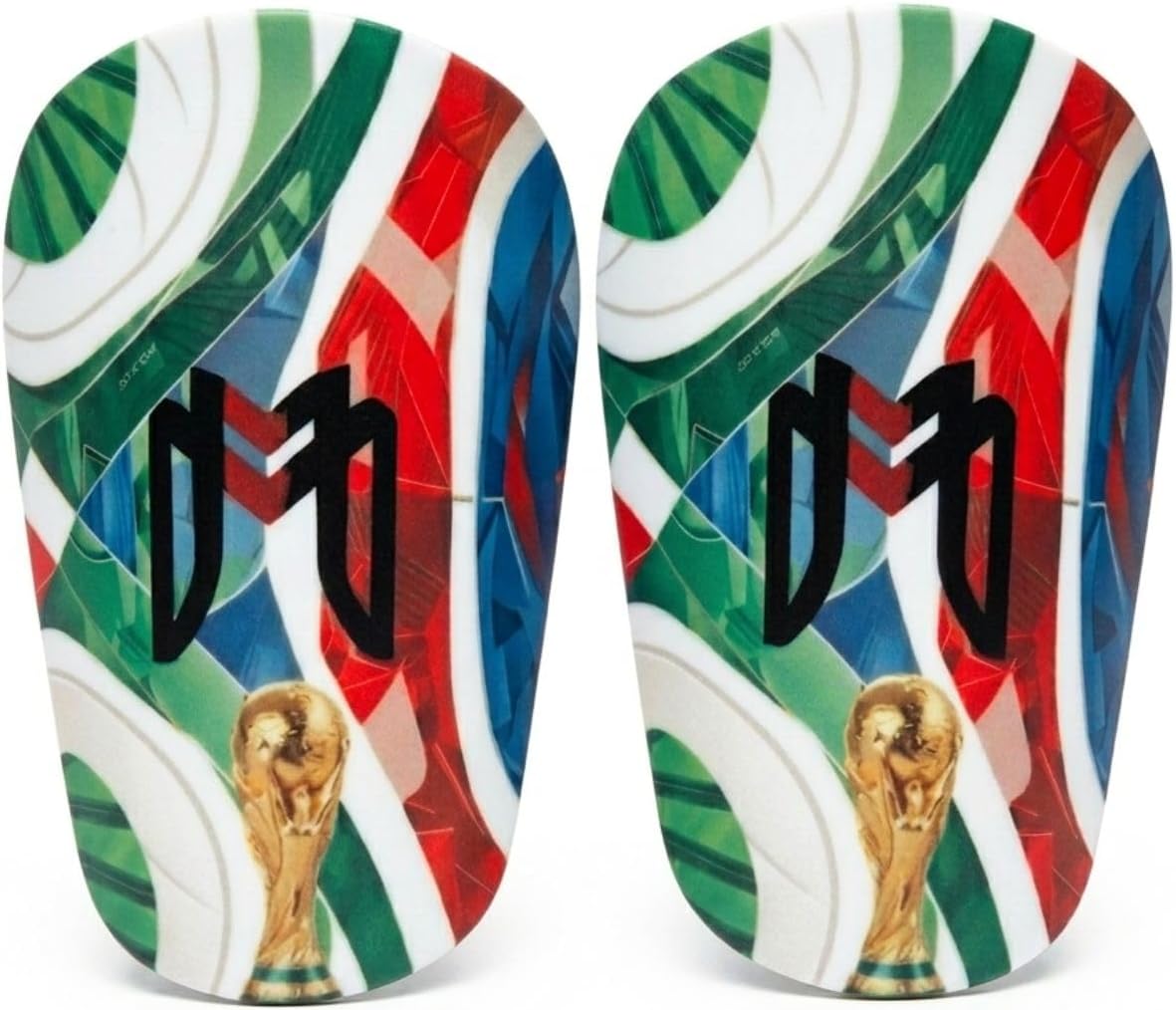 MiniGuards - Mini espinilleras para jugadores de fútbol - Pequeñas espinilleras para hombres, mujeres y adolescentes - Espinilleras en miniatura de 3,9 x 2,4 pulgadas - Perfectas para atletas de fútbol de alto nivel