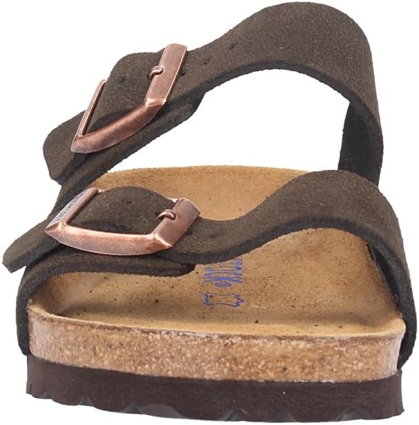 Birkenstock Unisex Slippers, Brown Mocca Soft Footbed, 10 US Women - Image 2