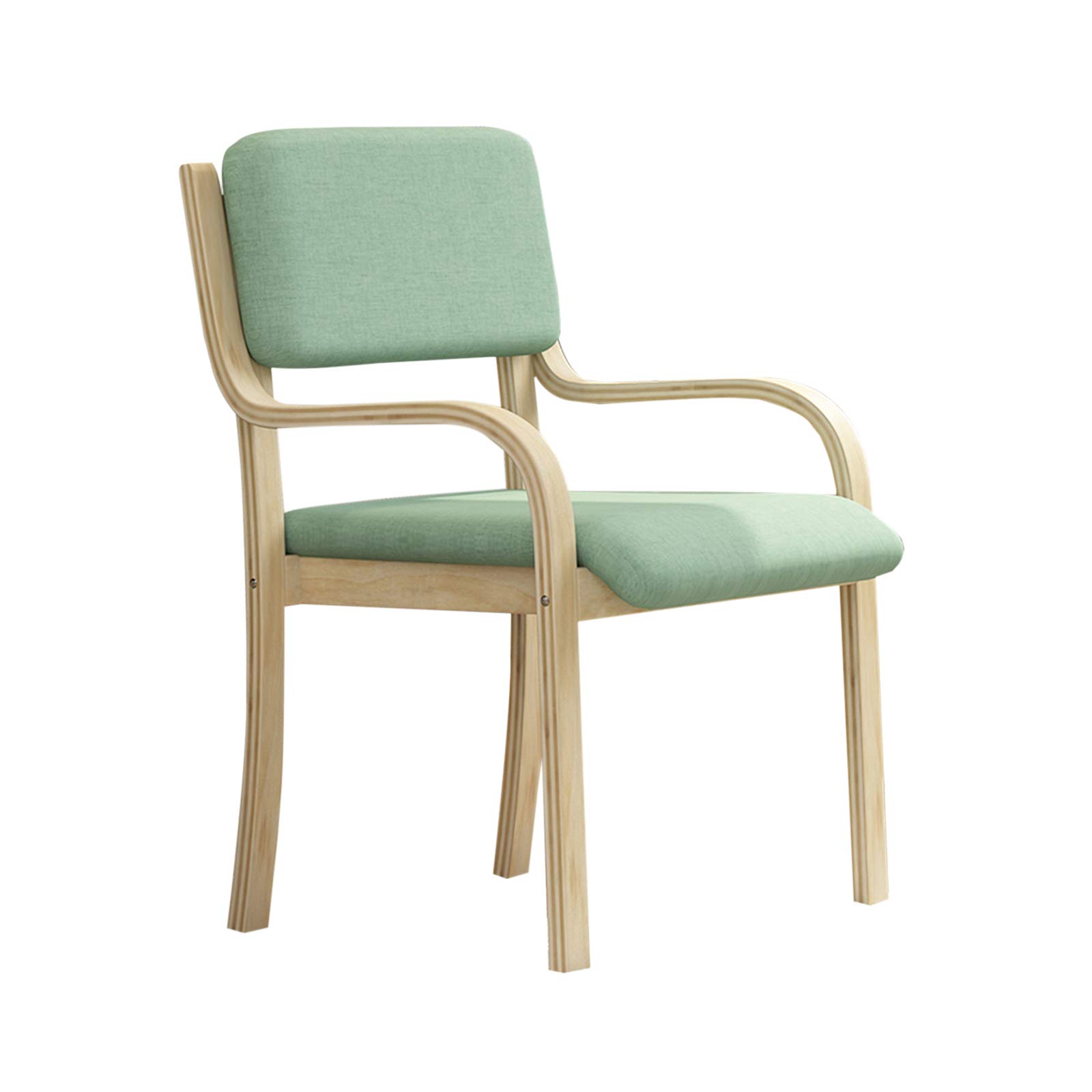 Chaise de salle à manger en bois avec accoudoirs pour votre coin bureau à la maison