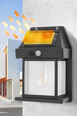 Chermik 2025 Model Yeni Suya Dayanıklı Hareket Sensörlü Güneş Enerjili Solar Led Dış Mekan Bahçe Lambası - CHSTKA13141
