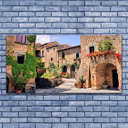 Tableau architecture Tulup 140x70cm pour habiller un mur vide