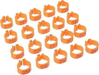 POPETPOP Tornozeleira De Pombo Calopsita Figit Anéis Acessórios Para Pássaros Bandas De Pombo 10Mm Anéis De Tornozelo De Etiquetas De Pombo Anéis De Perna De Pássaro Suprimentos