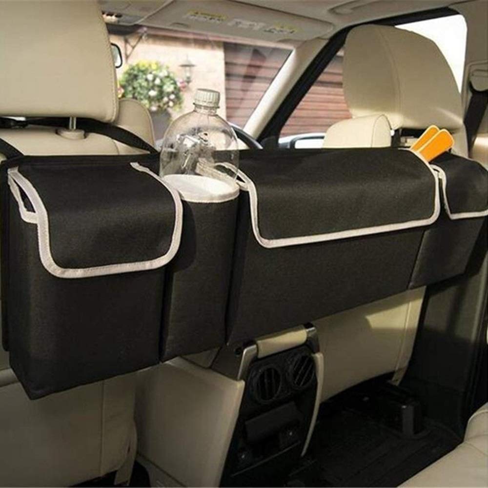 Organizador Maletero Coche Accesorios interiores de la parte trasera de Oxford Multi-Oxford de alta capacidad Asiento de automóvil del automóvil para el bote del asiento trasero del asiento del asient