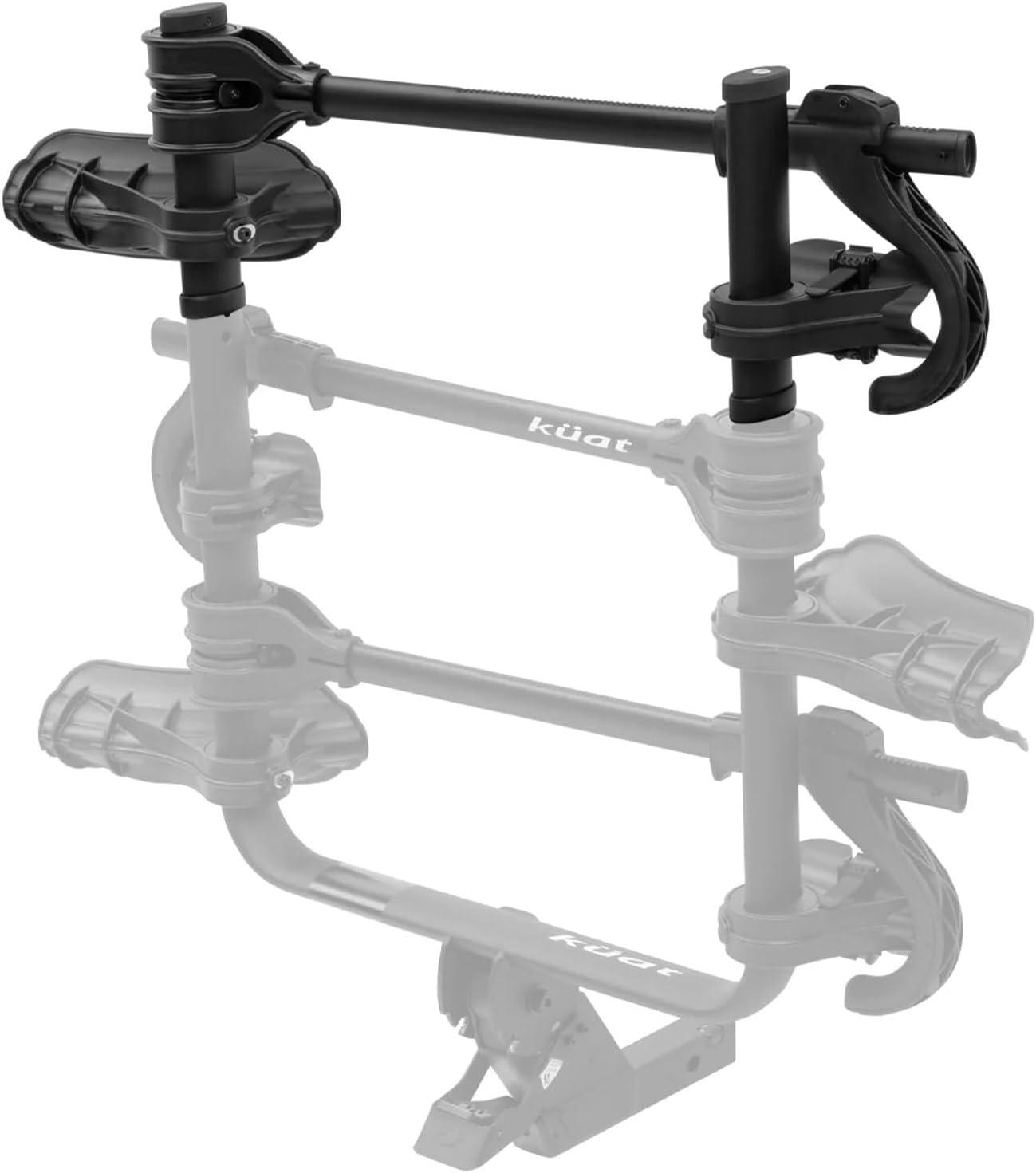 Kuat Transfer V2 1 Bike Add-On Rack | Lightweight Durable Steel Additional Bicycle Rack for Transfer V2 Hitch Bike Rack | Adjustable Easy-to-Install Secure Bike Add-On Carrier