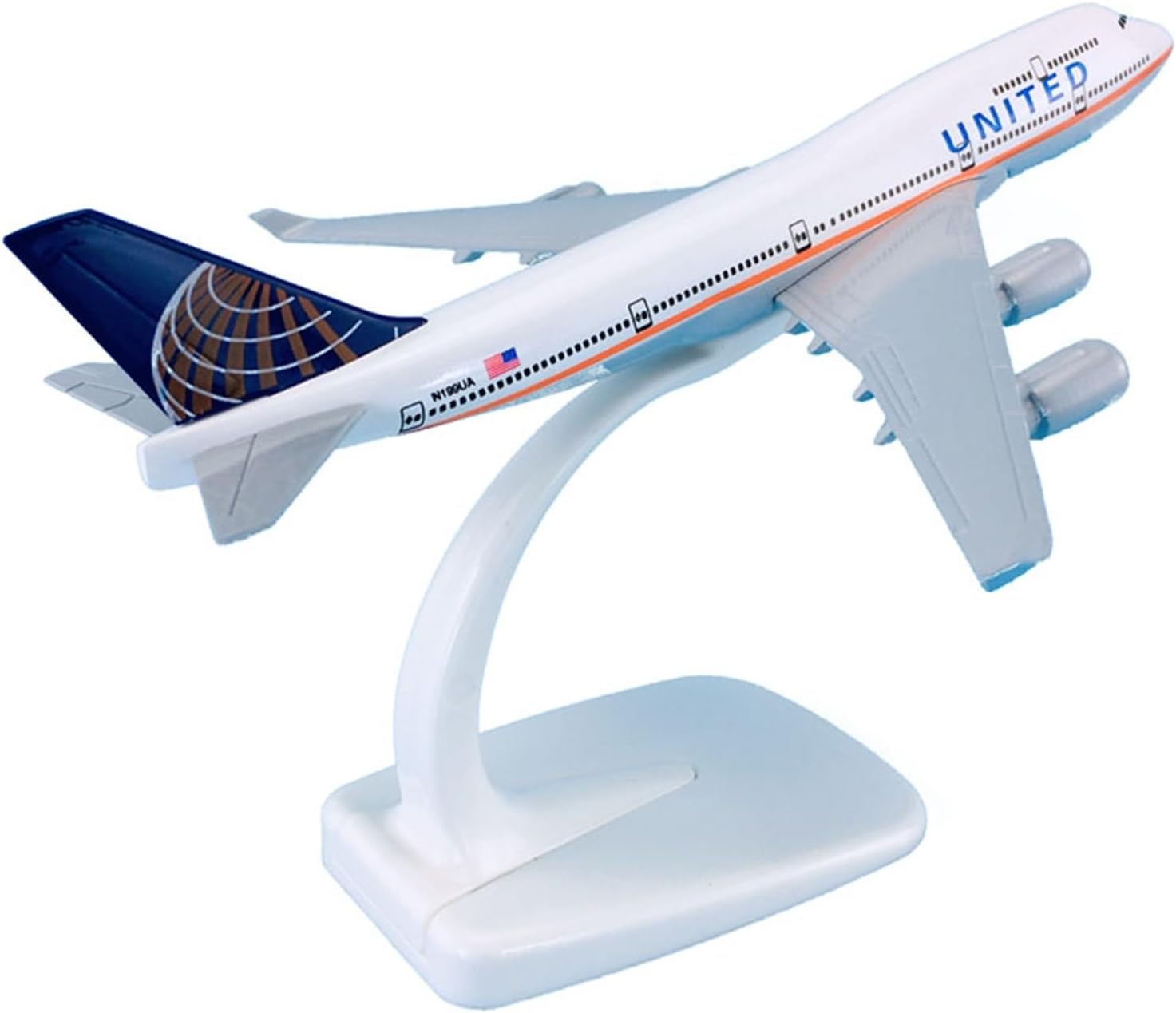 Miniature Scale 1 440 for Boeing B747-400 Aircraft Model United Alloy Finished Die Cast Flying Toy Game Kits