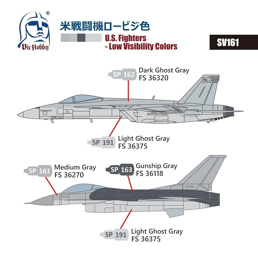 Amazon | VICホビー(Vic Hobby) アメリカ戦闘機 ロービジ色