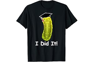 Cheerful Graduation Pickle Shirt for Graduates