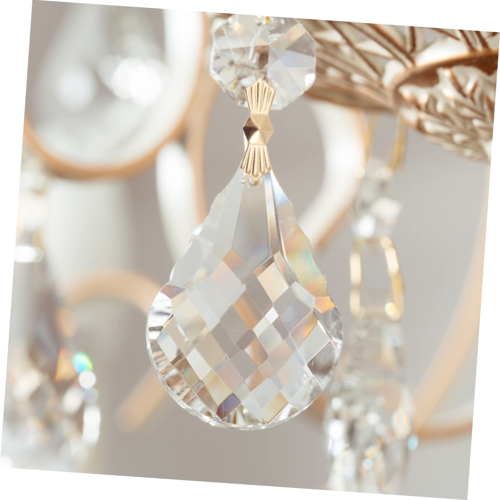 Connettori Per Lampadari 200 Pezzi Clip Farfalla Metallo Resistente Per Fissaggio Cristalli e Accessori Illuminazione