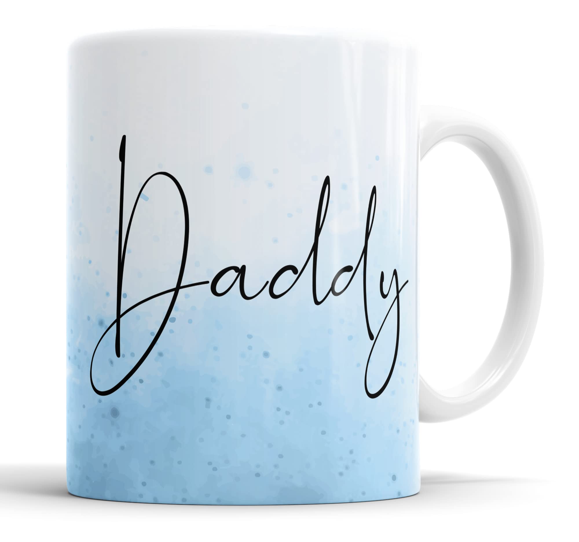 Mummy and Daddy Watercolour Mugs for New Parents Mum and Dad, Mother, Father, Gift, Present (Daddy)