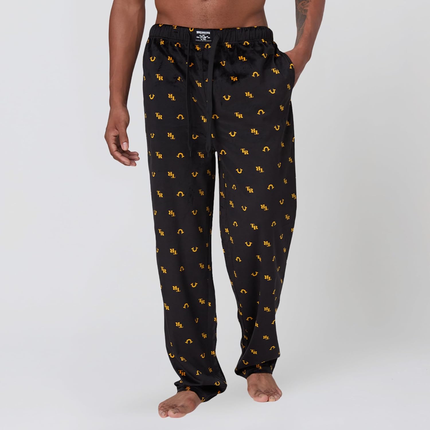True Religion 2 Pack Fleece Pajama Pants for Men, PJ Pants Men’s Sleepwear - Image 4