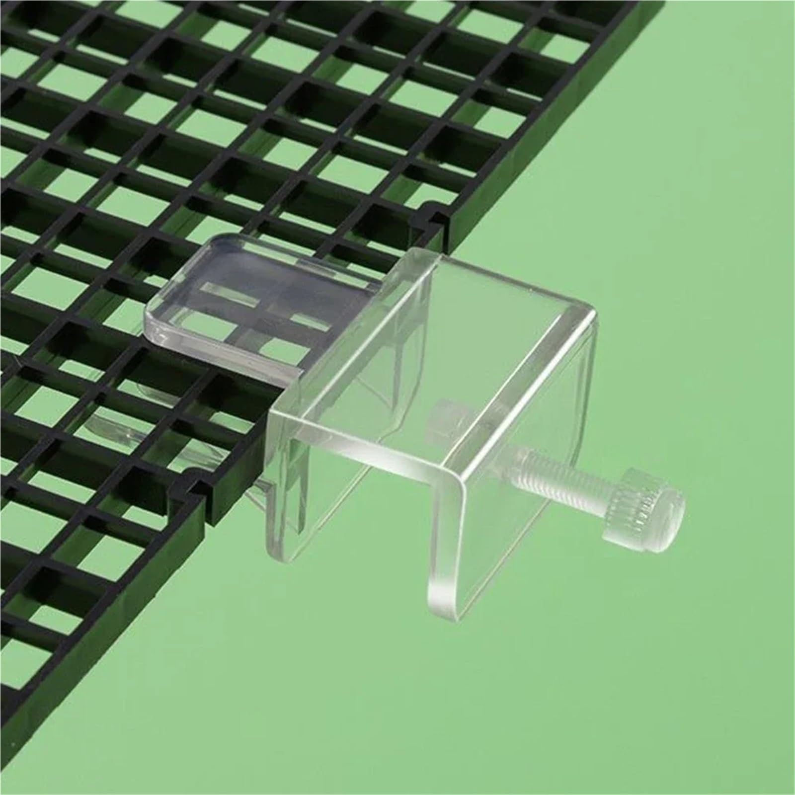 Aquarium-Deckel-Clips, 4 Stück, Anti-Sprung-Abdeckplatte, fester Clip, Acryl, Aquariumplattenhalter, Halterung, Aquarium-Abdeckungsklemme, Zubehör