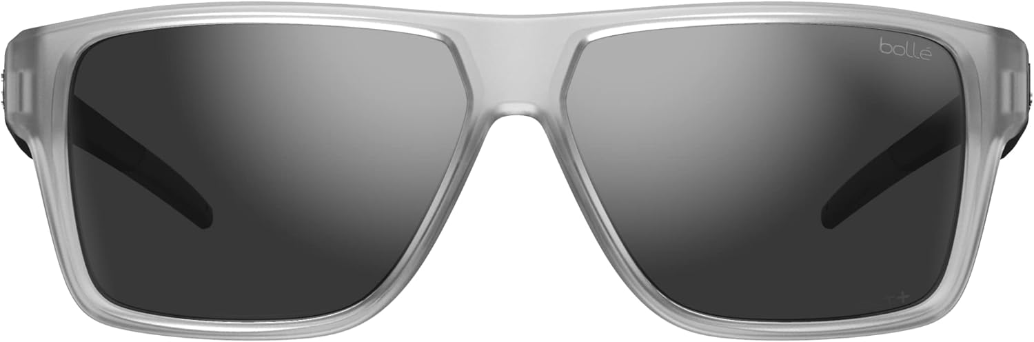 Bollé - TEMPER, Light Grey Frost, Volt+ Gun Polarized, Medium-Large, Sunglasses, Unisex, Adult