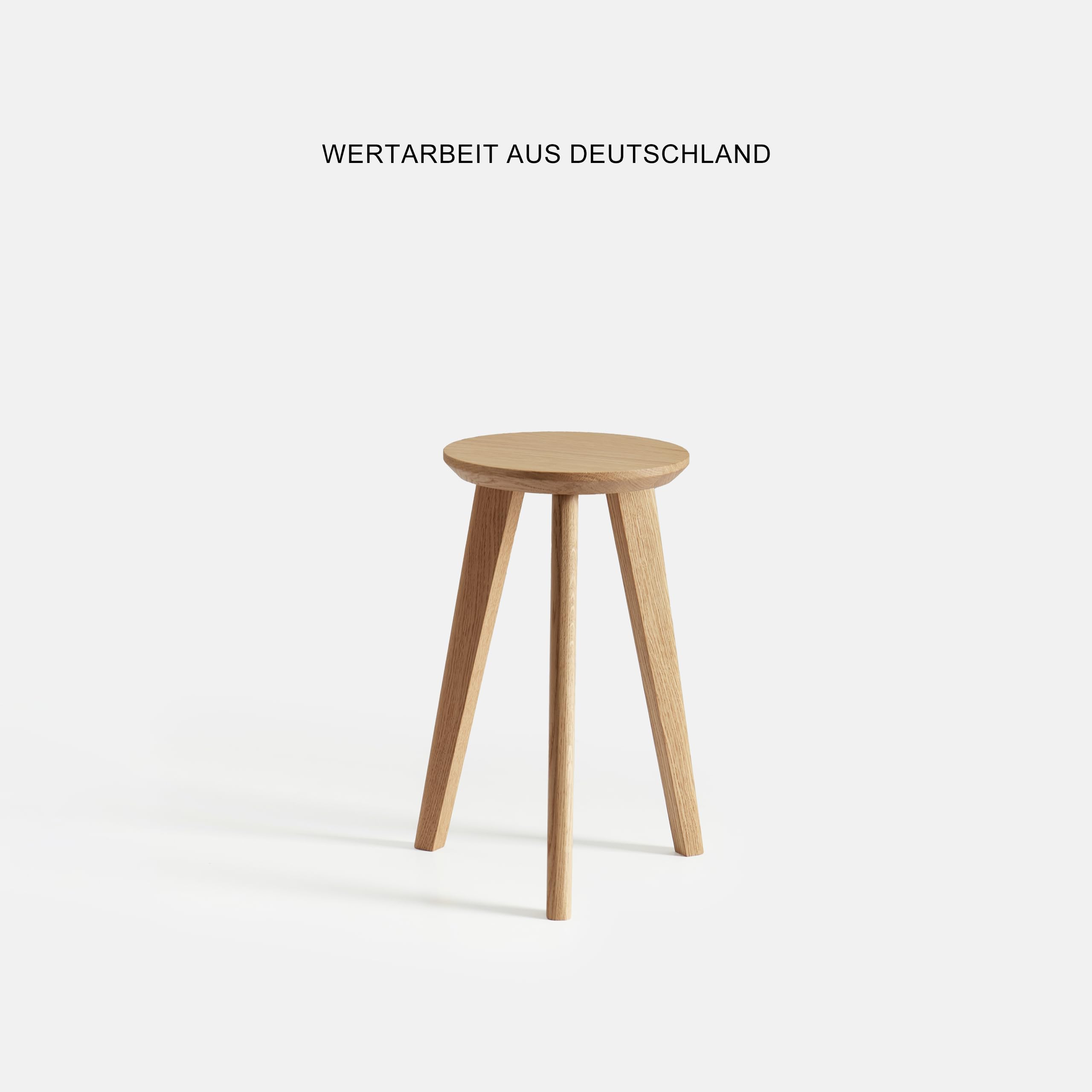 BestLoft.de Blumenständer Pflanzenständer Blumenhocker Hocker Holz Pflanzenhocker Blumensäule Blumenregal Indoor Sitzhocker rund Badezimmerhocker Pflanzenständer Holz (Eiche Hell, Höhe: 45cm)