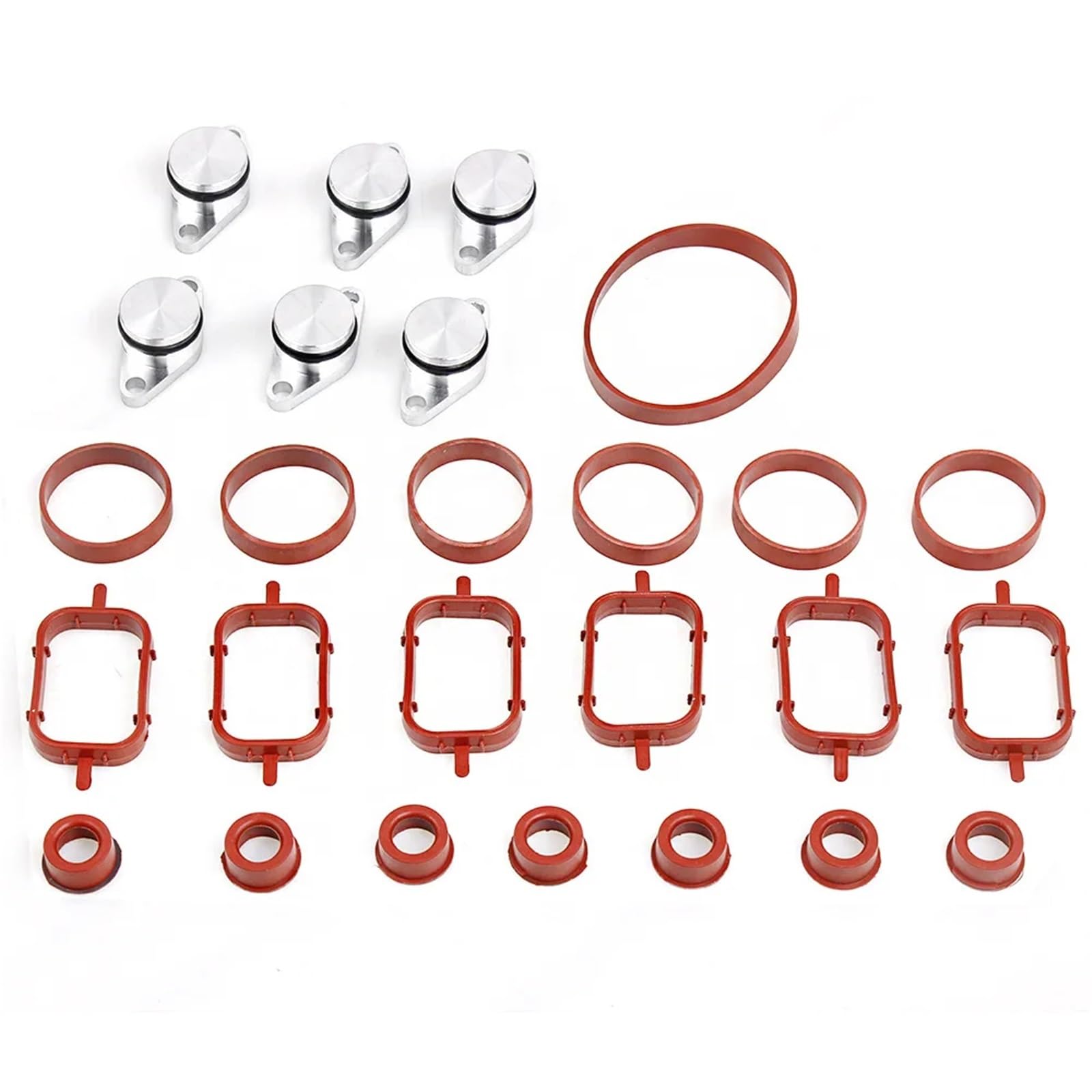 Gasket set oil cooler Do X3 X5 X6 M57 E39 E60 E46 E38 E53 E83 E70 E71 E92 uszczelka kolektora dolotowego uszczelka 22/33mm