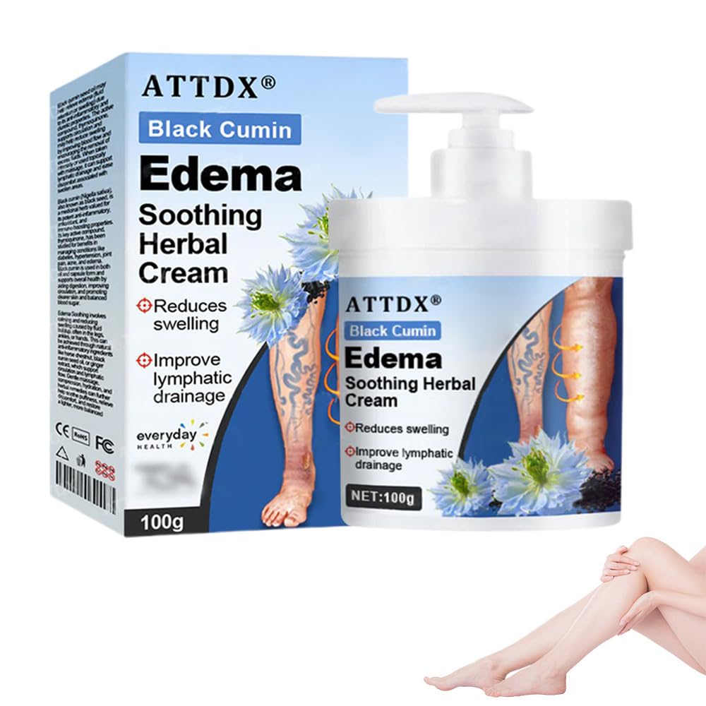 ATTDX Black Cumin Herbal Cream,Effectively reduce leg discomfort (1)