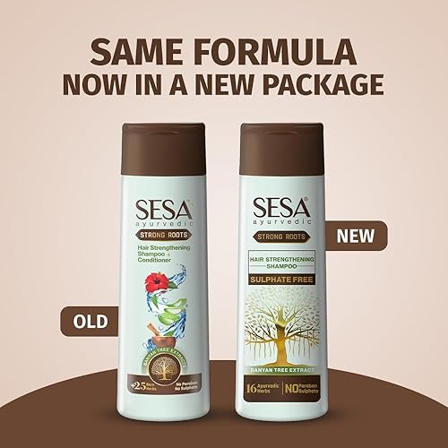 Miniatura 9 de Ayurvedic Strong Roots - Champú y acondicionador para el cabello, 6.8 fl oz, fortalecimiento de raíces, nutre el cuero cabelludo, sin parabenos ni