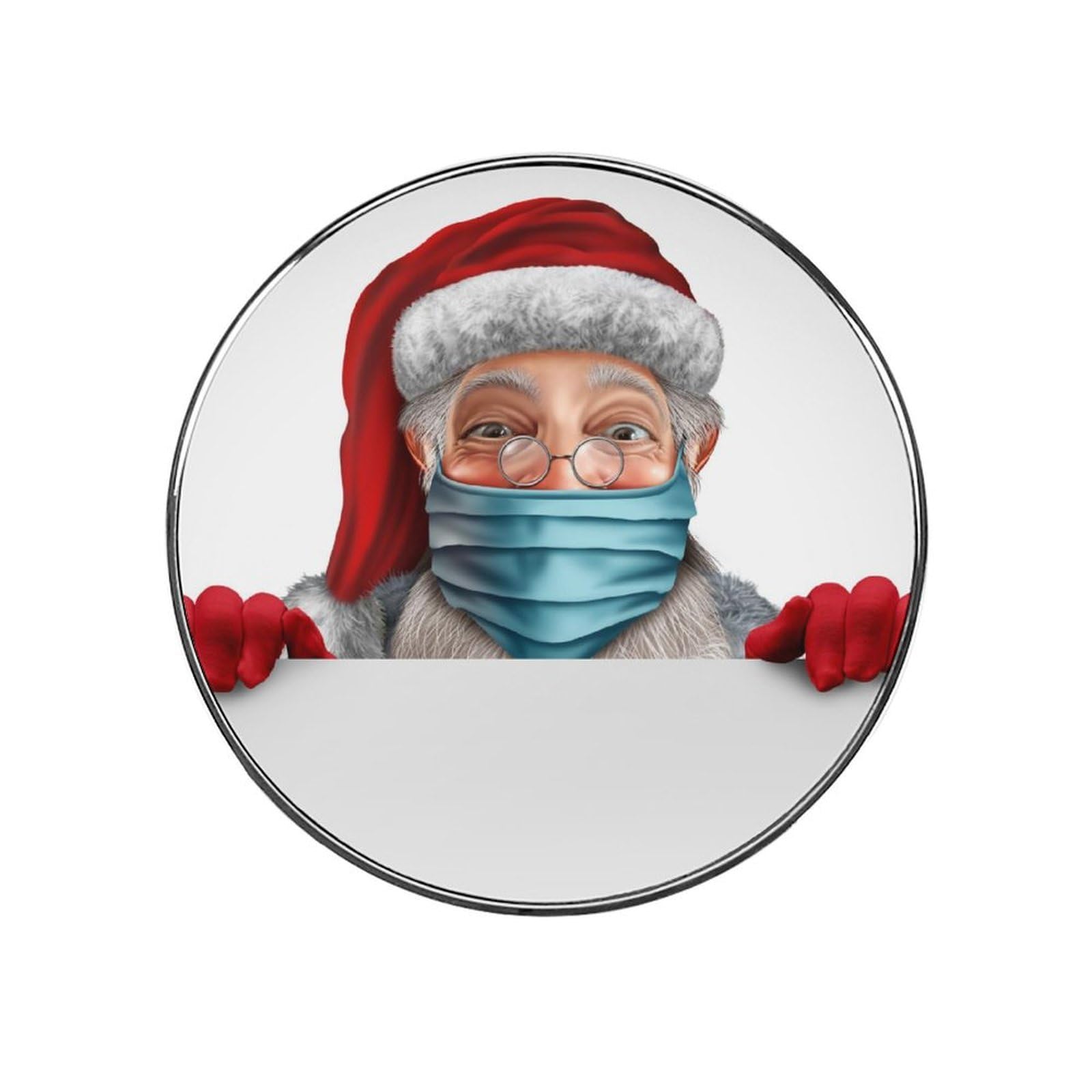 Lovely Santa Claus Refrigerator Magnet Decorative Fridge Sticker For Kitchen Office Home Décor