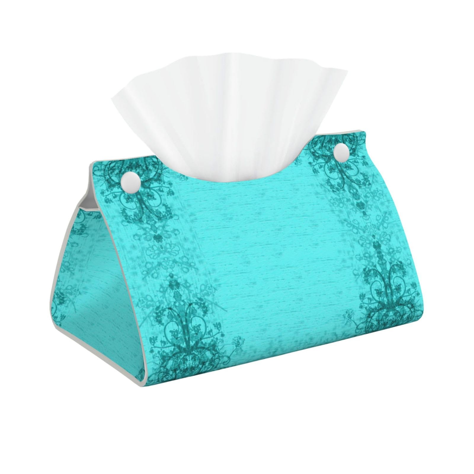 Amazon.com: Teal Blue Decorative Tissue Box Cover Rectangular