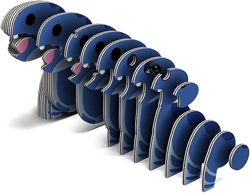 Miniatura 5 de Eugy Brontosaurus - Rompecabezas 3D de dinosaurio, 28 piezas ecológicas, juguetes educativos para niños, niñas y niños a partir de 6 años