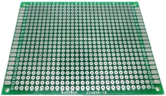 xcluma Double Side Copper Prototype PCB Universal Board 6 X 8 Cm