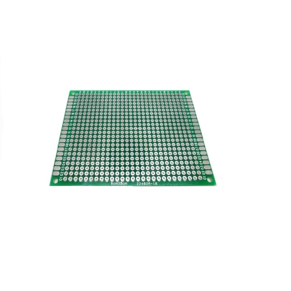 xcluma Double Side Copper Prototype Pcb Universal Board 6 X 8 Cm