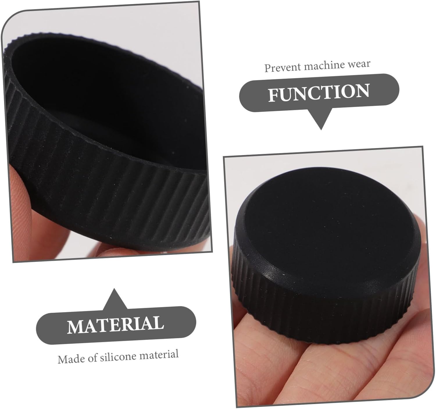 3pcs Silicone Cover for Button Protector Easy to Clean Wear Resistant Silicone Sleeve for Kitchen Appliances