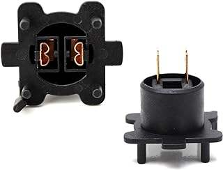 iJDMTOY One Pair OE-Spec G14H51 H7 Headlight Bulb Socket Retainer Holder Adapters, Compatible With Mazda MX-5 Miata CX-7 RX-8, etc