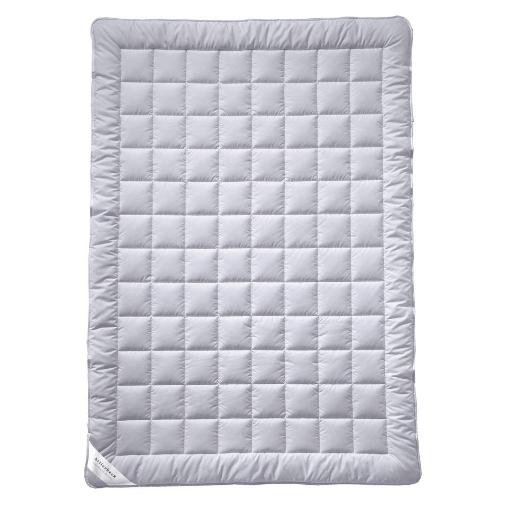 billerbeck Bettdecke S20 Superlight - Sommerdecke – 155 x 220 cm – leichte Sommerdecke – AIRFILL® - Hohlfaser, 100 % Polyester, Weiß
