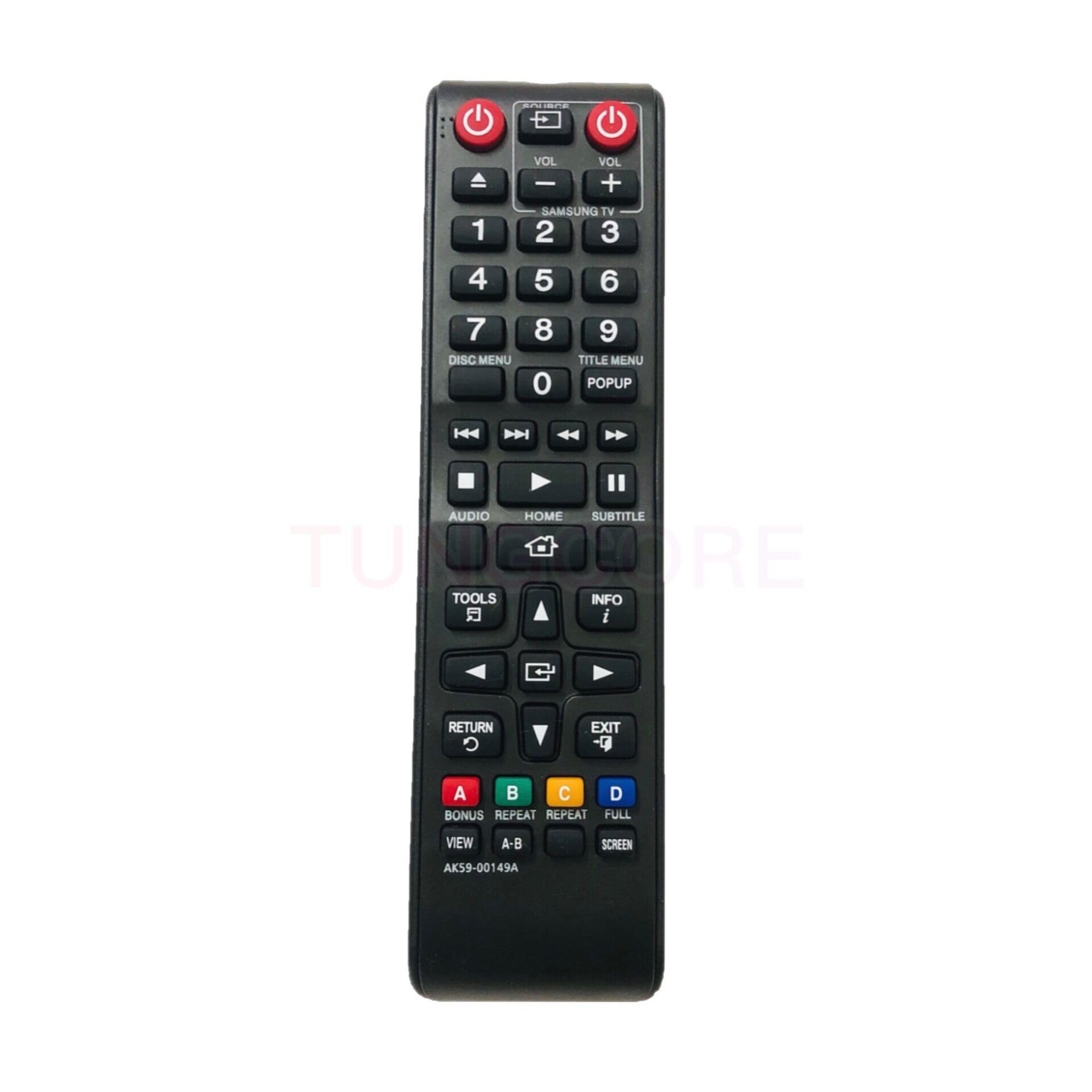 Pilot zamienny do Samsung BD-F5100 BD-FM51 BD-FM57C AK59-00149 BD-H5100 BD-F5500 BD-JM59 DVD