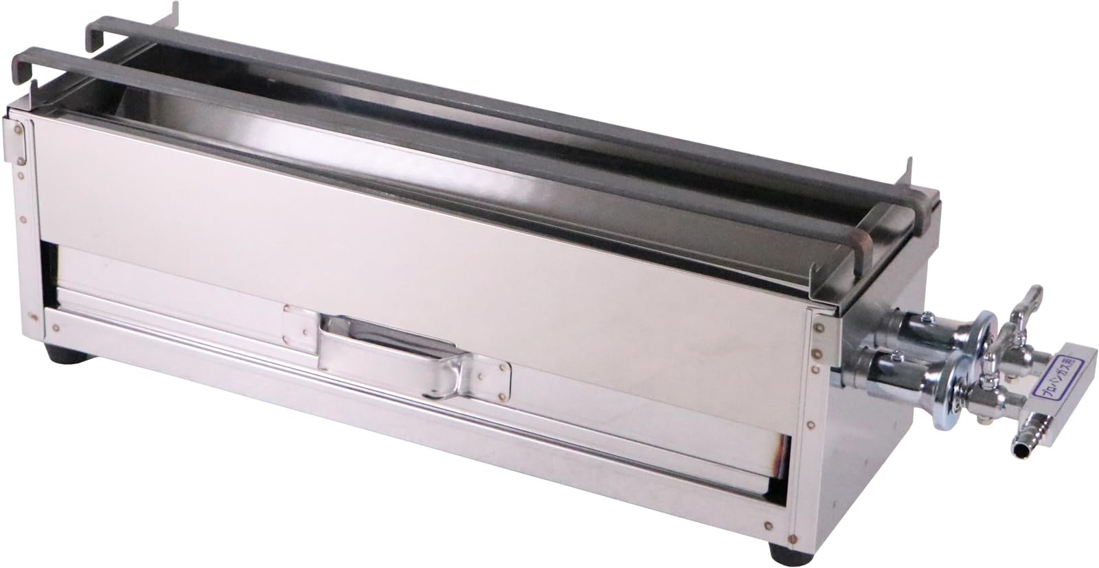 Amazon.co.jp: 照姫 ガス焼鳥コンロ 小 12A・13Aガス用 390×140mm 