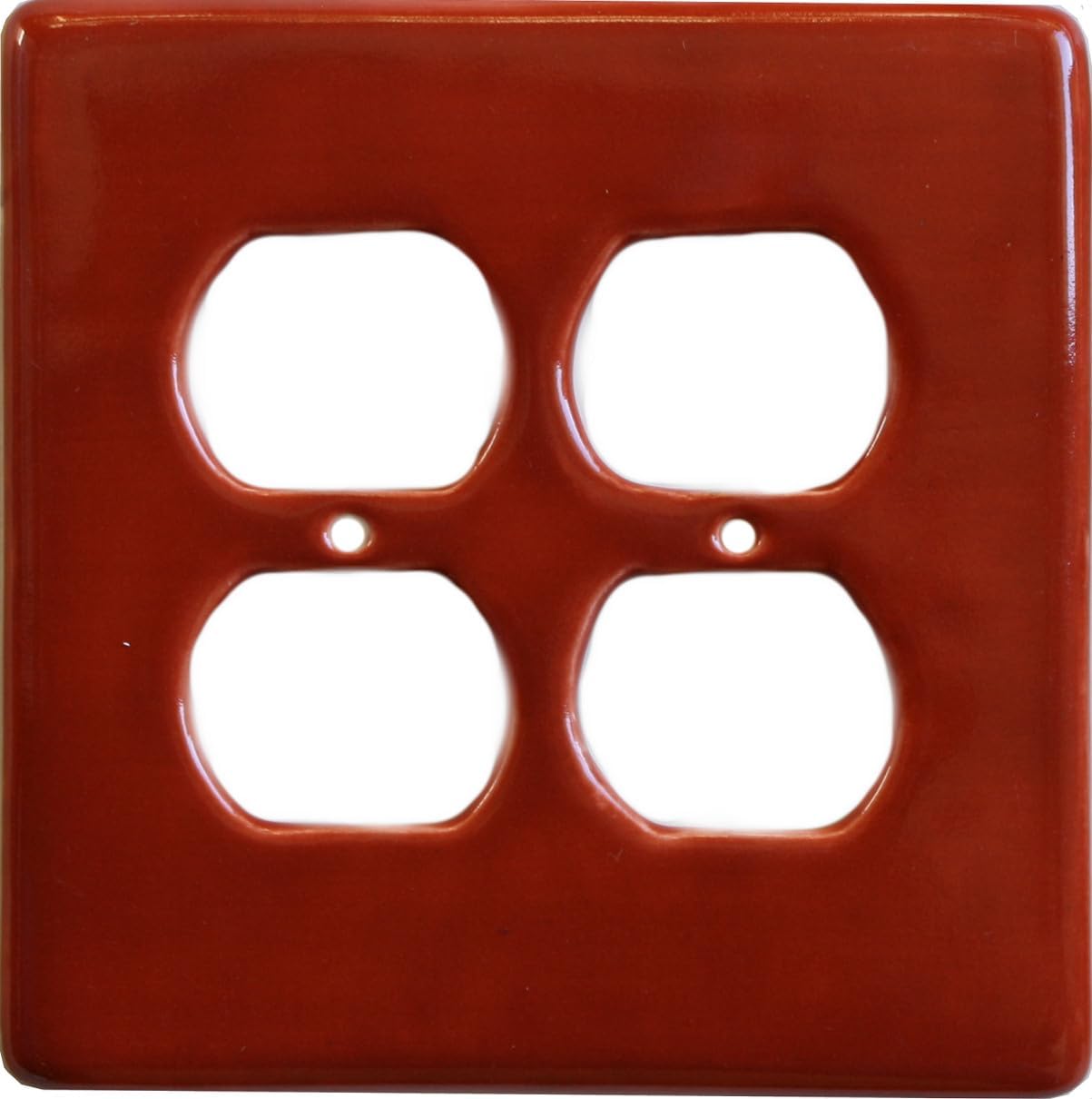 Terracotta Talavera Double Outlet Wall Plate
