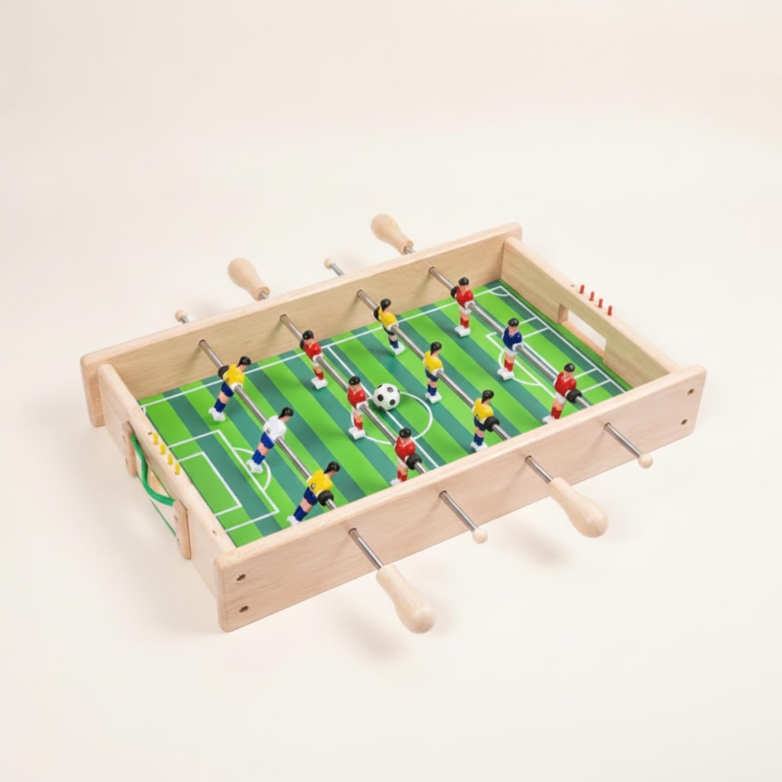Calcio da Tavolo Robusto | Resistente, Palline, Antiscivolo, Gioco, per Casa, Bambini, Famiglie