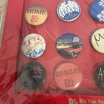 Amazon | B'z Pleasure II 缶バッジ バッジ ピンバッジ バッヂ