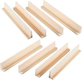 ORFOFE 8Pcs displaying Base Gaming Cards Stand DIY Domino Holders Dominoes Game Tray Mahjong Tile Pusher Train Domino Trays Domino Trays Organizer Dominos Wooden Letter Child Paper Tray