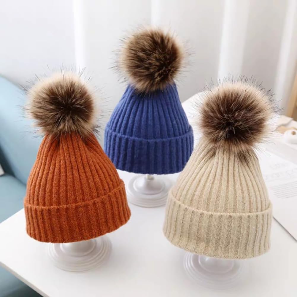 Egurs 100 stuks kunstbont pompon kleurrijke pompon pompon