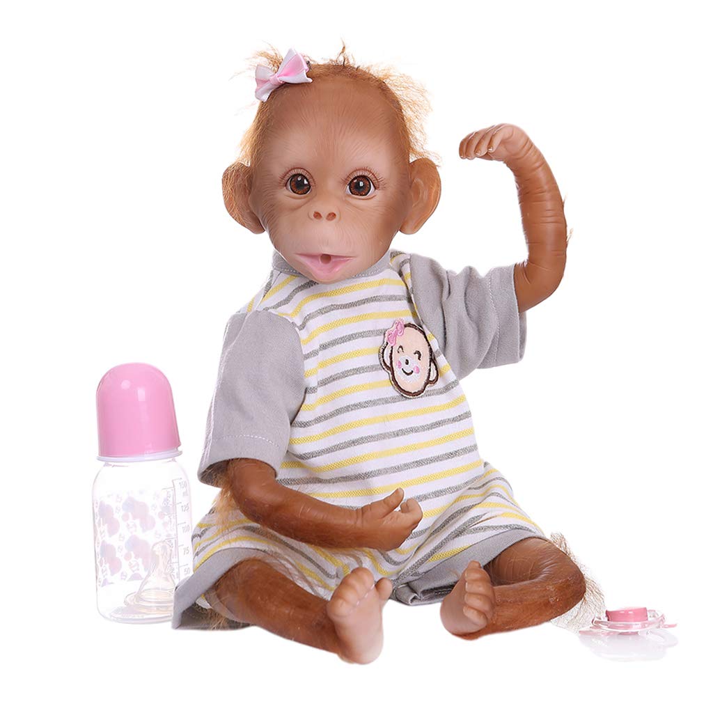 Buy SM SunniMix 16 Inch Monkey Baby Doll Realistic Reborn Animal