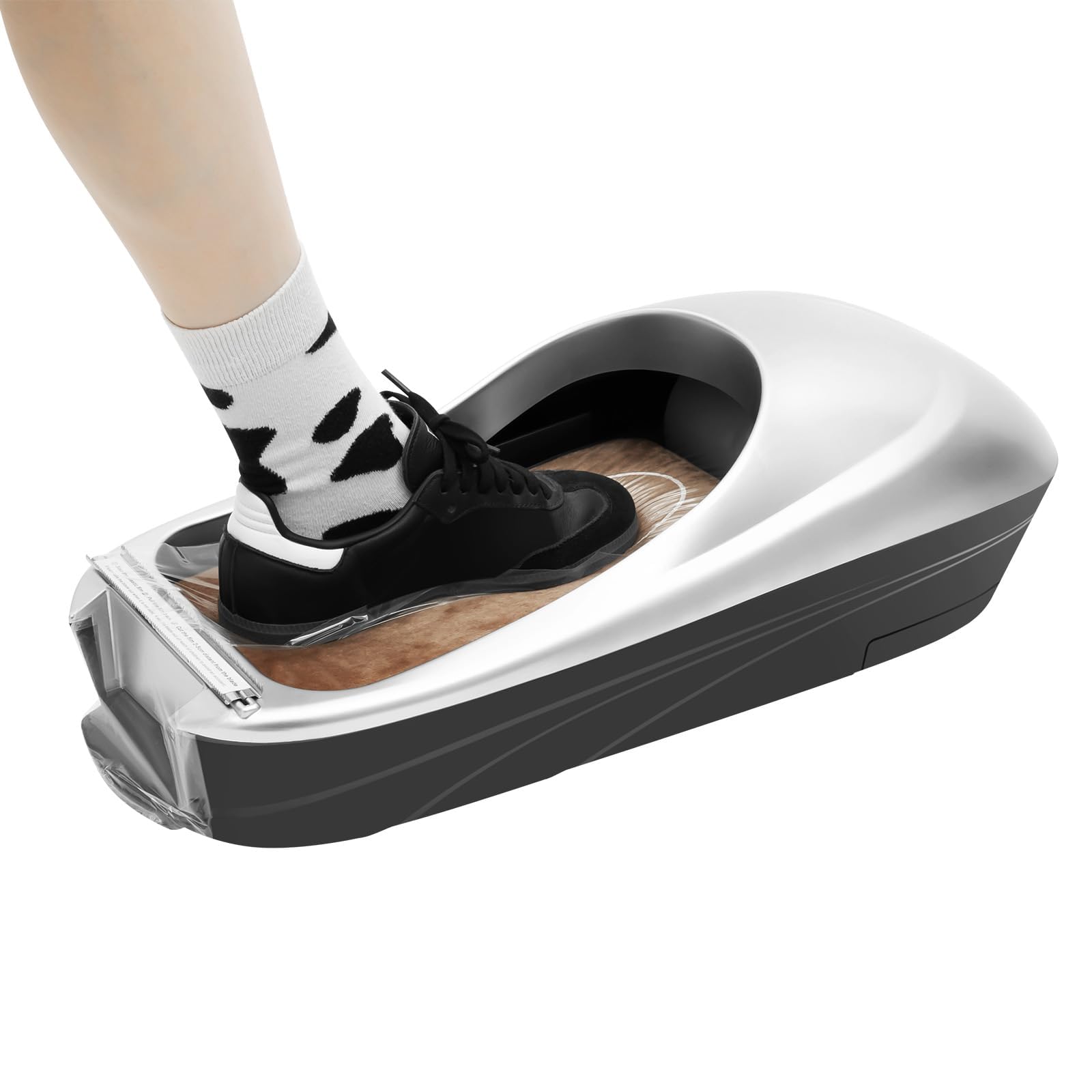 Máquina Automática Para Cubrir Zapatos, Dispensador De Film Desechable Para Zapatos Con 1 Rollo De Film Para Hogar, Oficina Y Tienda